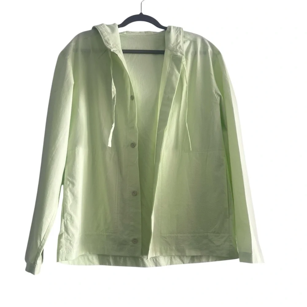 COS Men’s Lightweight Hooded Jacket Coat in Green‎ Size S
